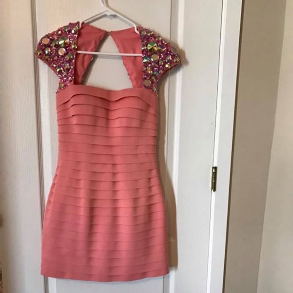 Sherri Hill Bandage Dress